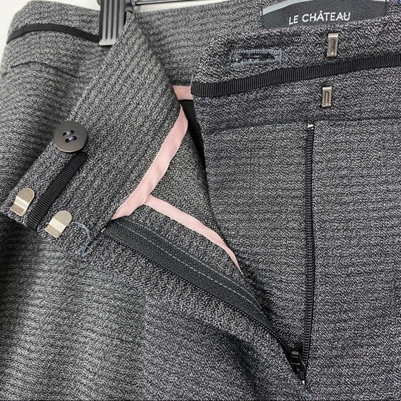 Le Chateau Tweed Viscose Blend Flare Leg Pant Sz12 - Picture 4 of 9